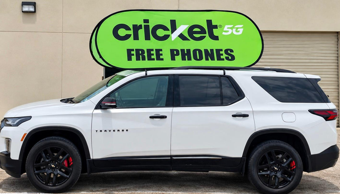 Cricket Wireless Top Advertising Sign | Cricket Promo Gear – EDGE Promo ...