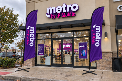 13 ft Metro by T-Mobile Advertising Feather Flag